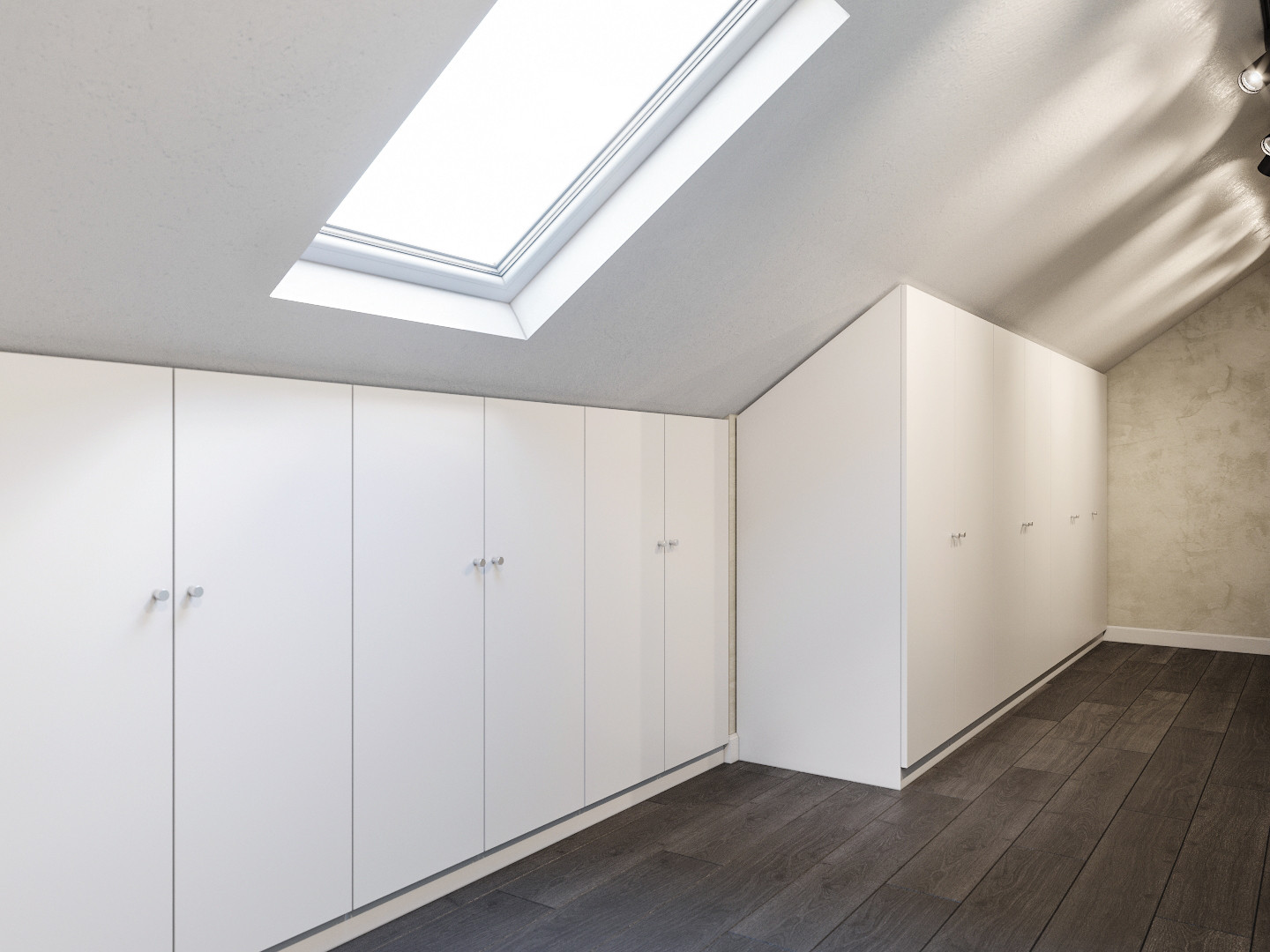 Дизайн интерьера мансарды дома (ул.Б.Зуевская)