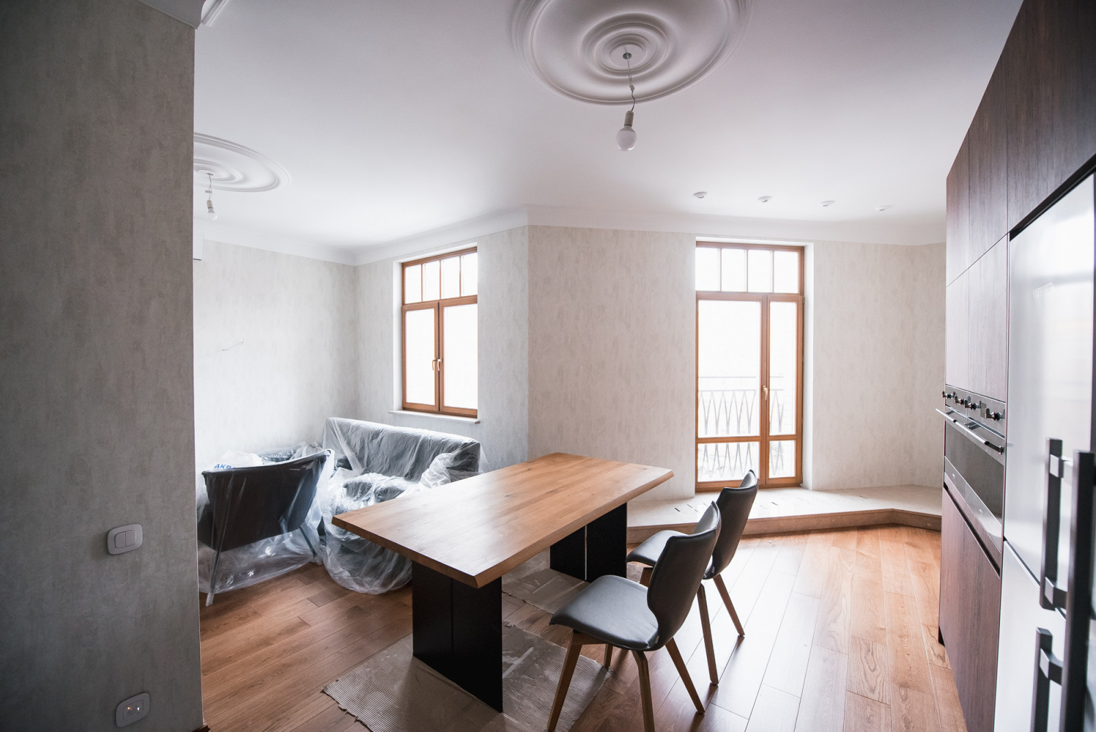 Трехкомнатная квартира «под ключ» с нуля по дизайн-проекту.Дизайнер Виктория Бар