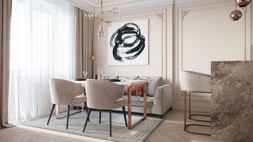 Современный интерьер в ЖК ''Сердце Столицы''