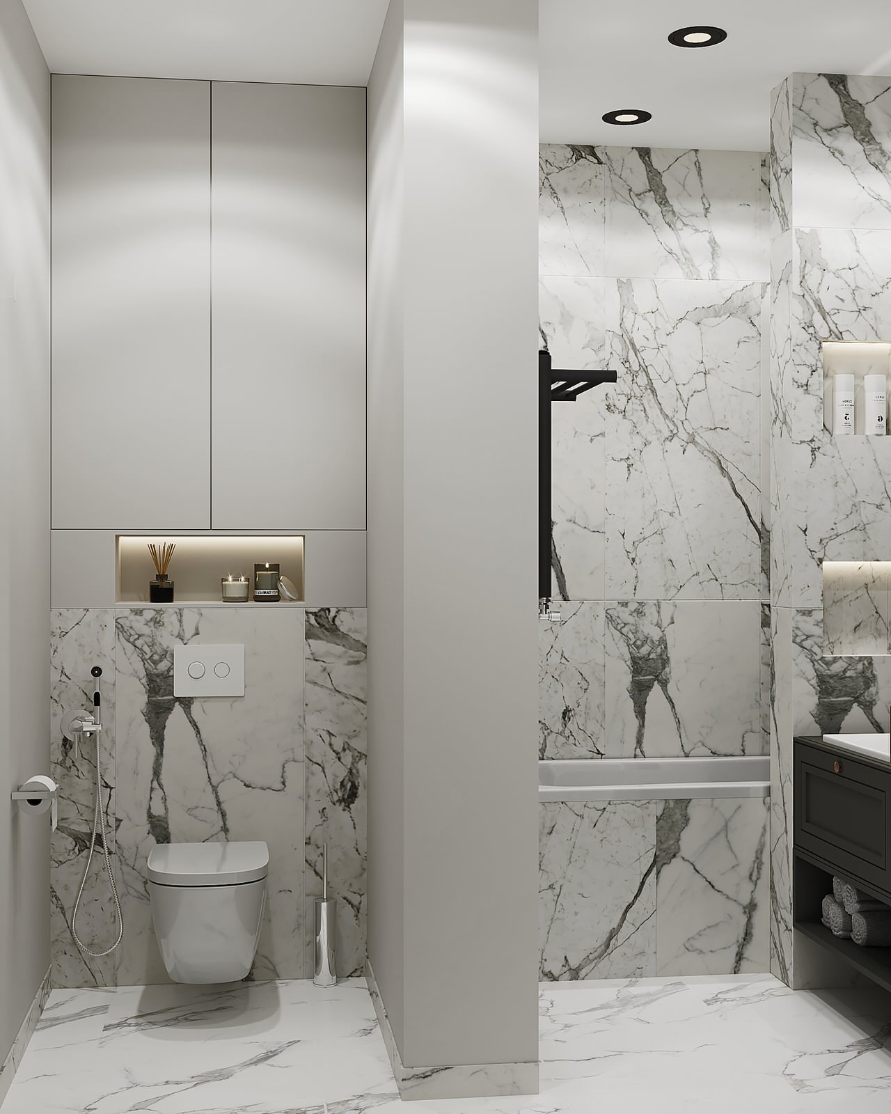 Санузел с ванной