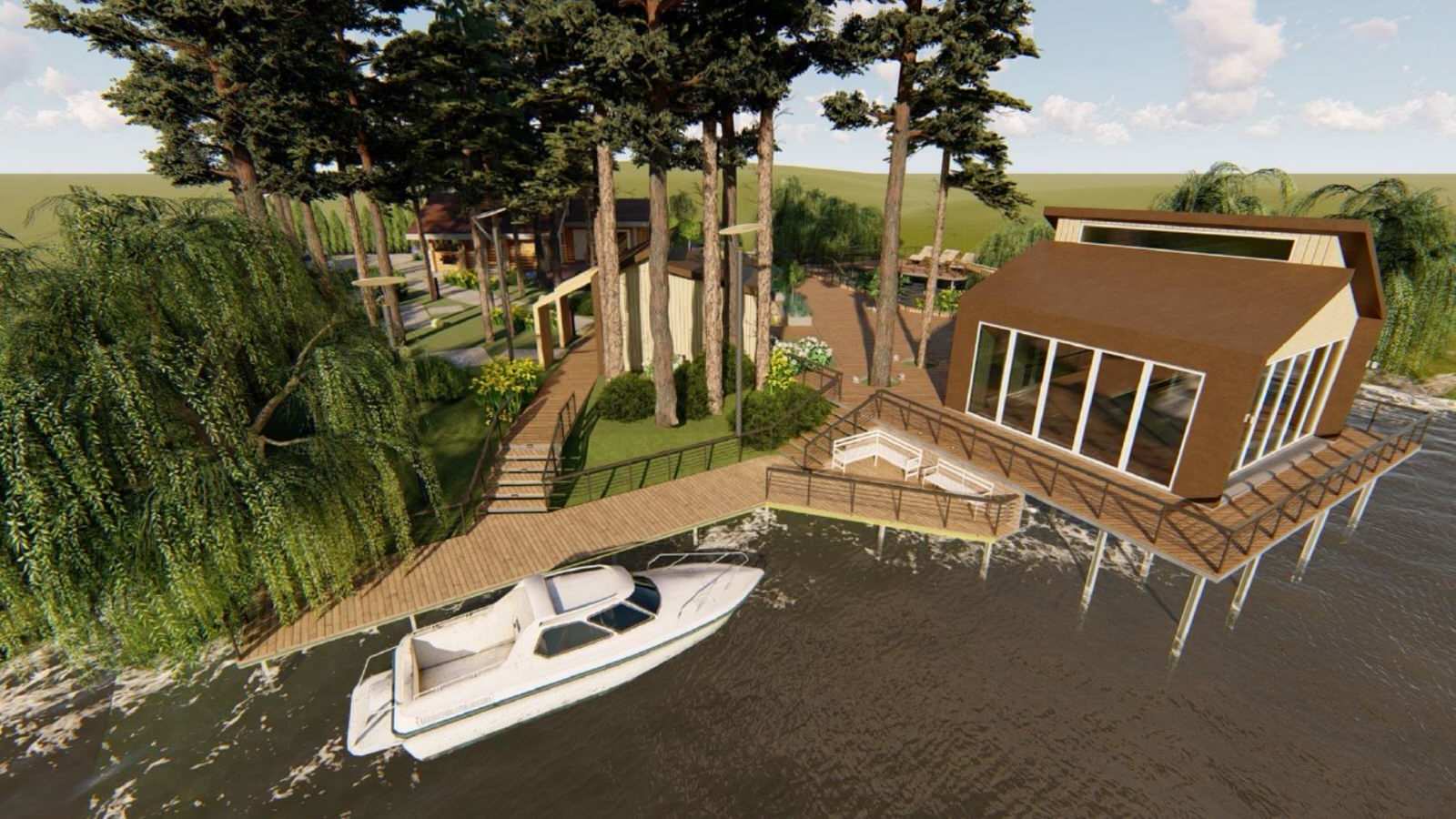 Проект благоустройства участка в коттеджном поселке Заозерье