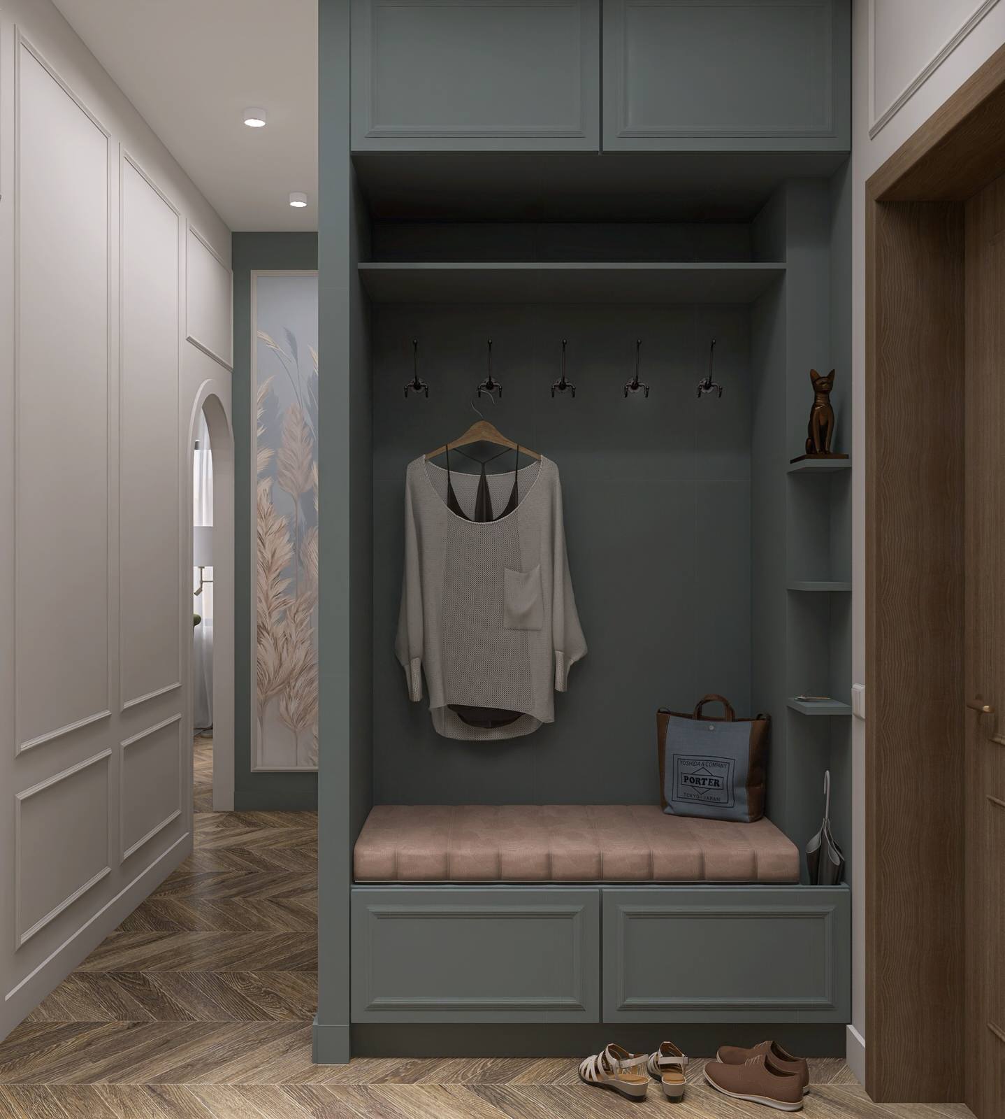 3-х комнатная квартира в неоклассическом стиле