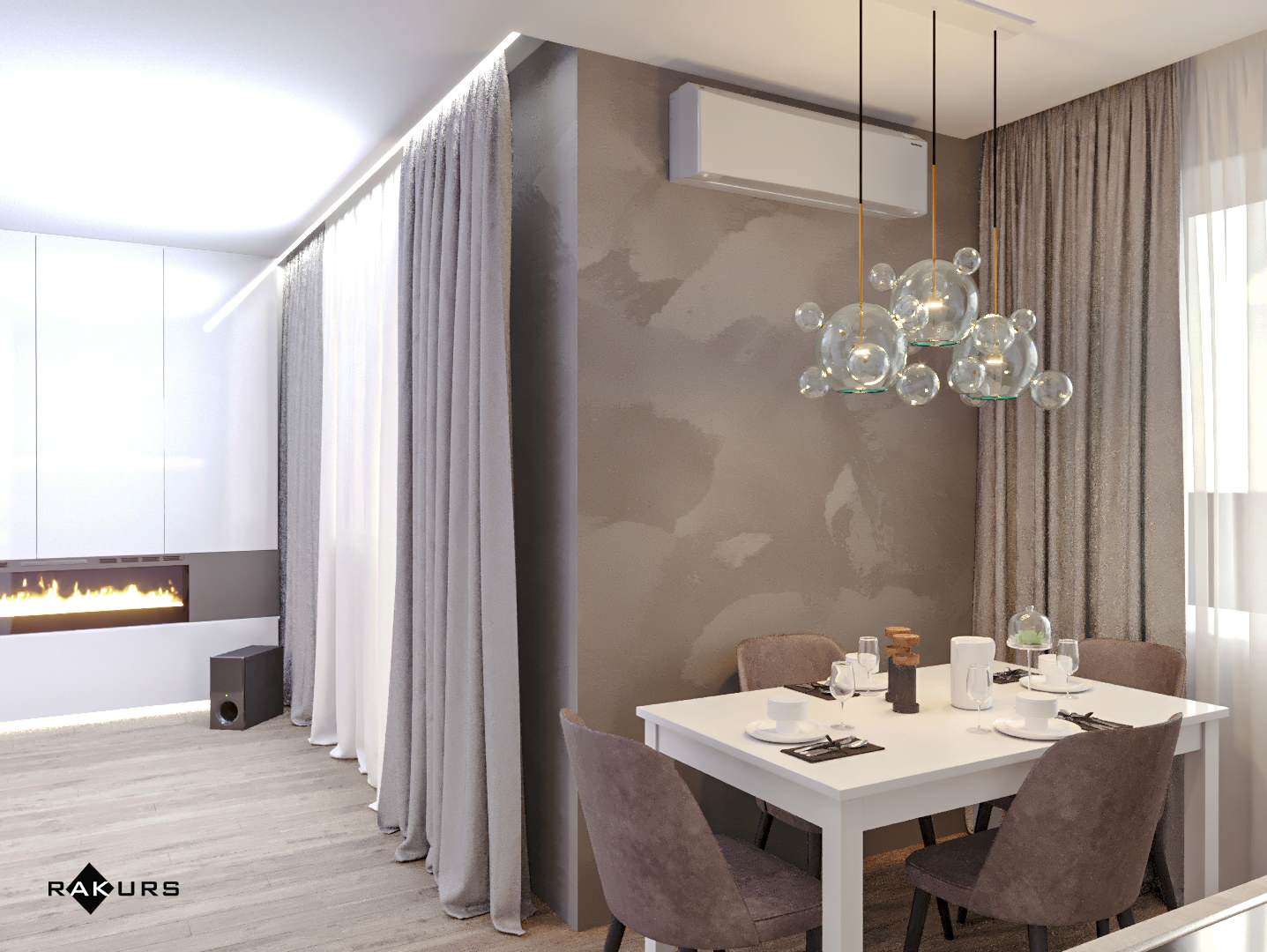 Проект квартиры ул. Перелета, г. Омск