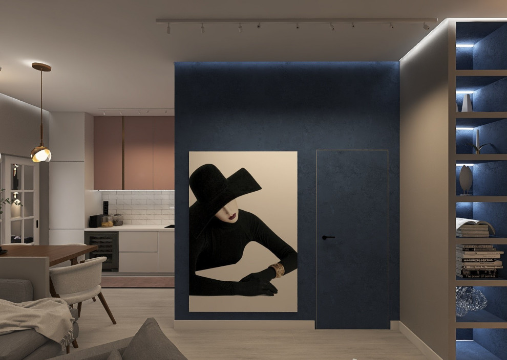 Двухкомнатная квартира для молодой девушки