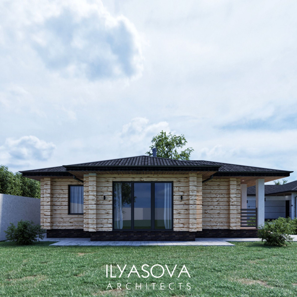 Одноэтажный проект дома в Казани