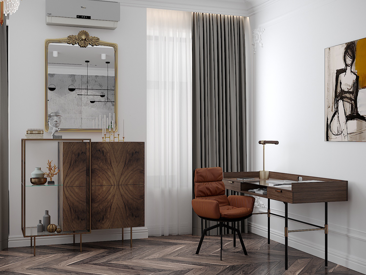 Дизайн-проект апартаментов 113 м2 в МФК «Match Point» (2020г.)