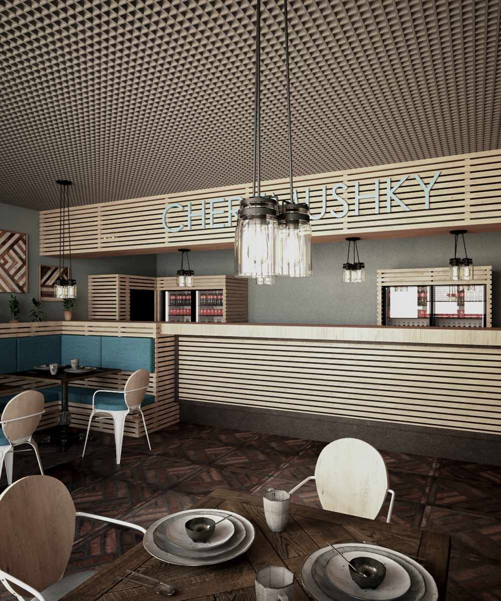 Bar_001_визуализация интерьера бара "Черемушки" в Ростове-на-Дону