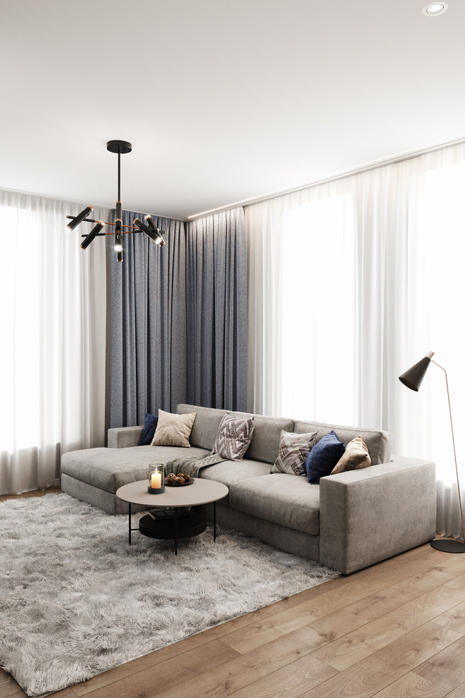 Квартира 90 кв.м. в современном стиле в ЖК Vander Park.