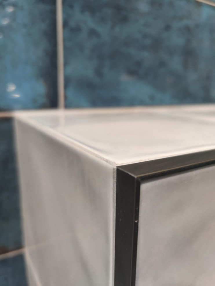 Ремонт ванной комнаты с открытым душем