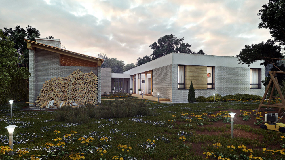 Обложка проекта: Дом с террасой