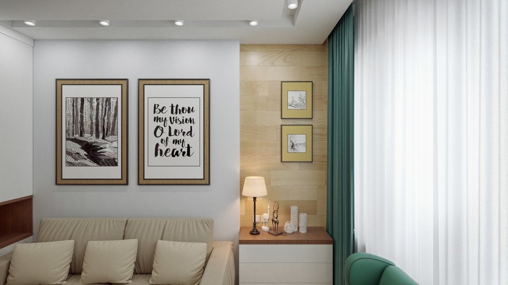 Интерьер комнаты 18 кв.м.