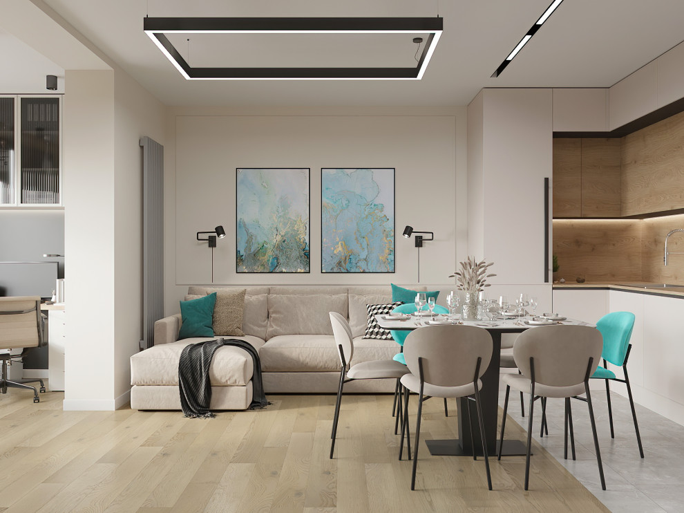 ЖК Новое Купчино, 105м.кв. Современный стиль