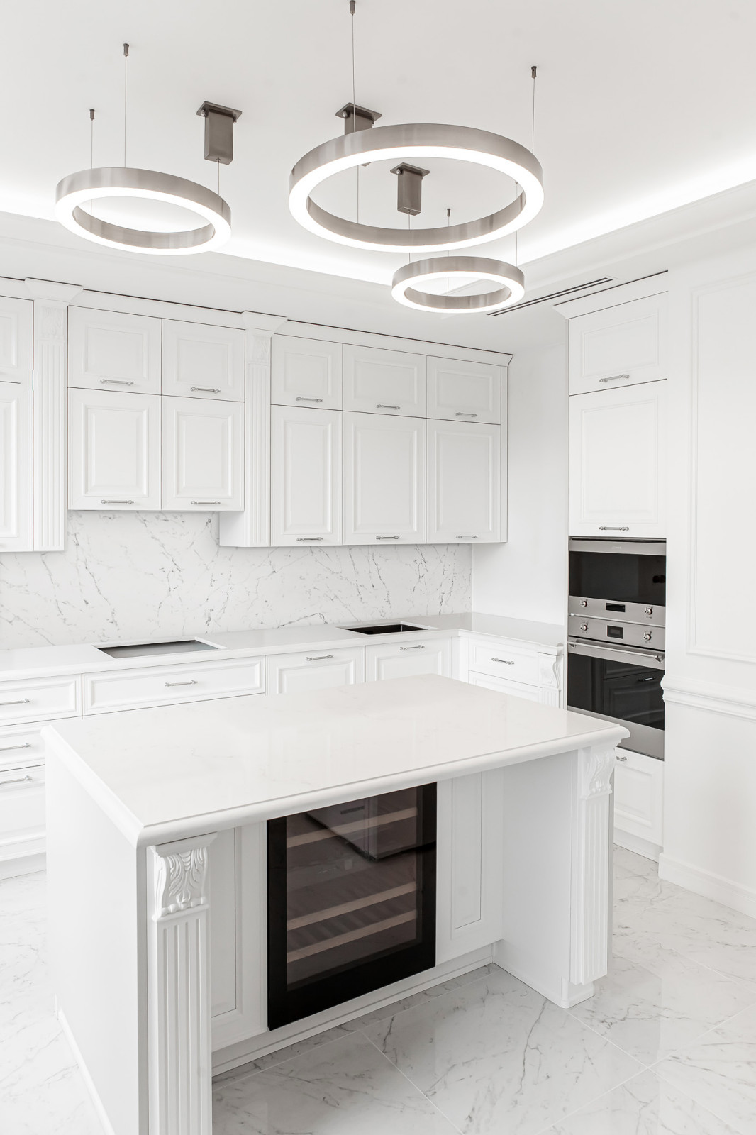 Ремонт трехкомнатной квартиры с кухней-гостиной ЖК Наследие