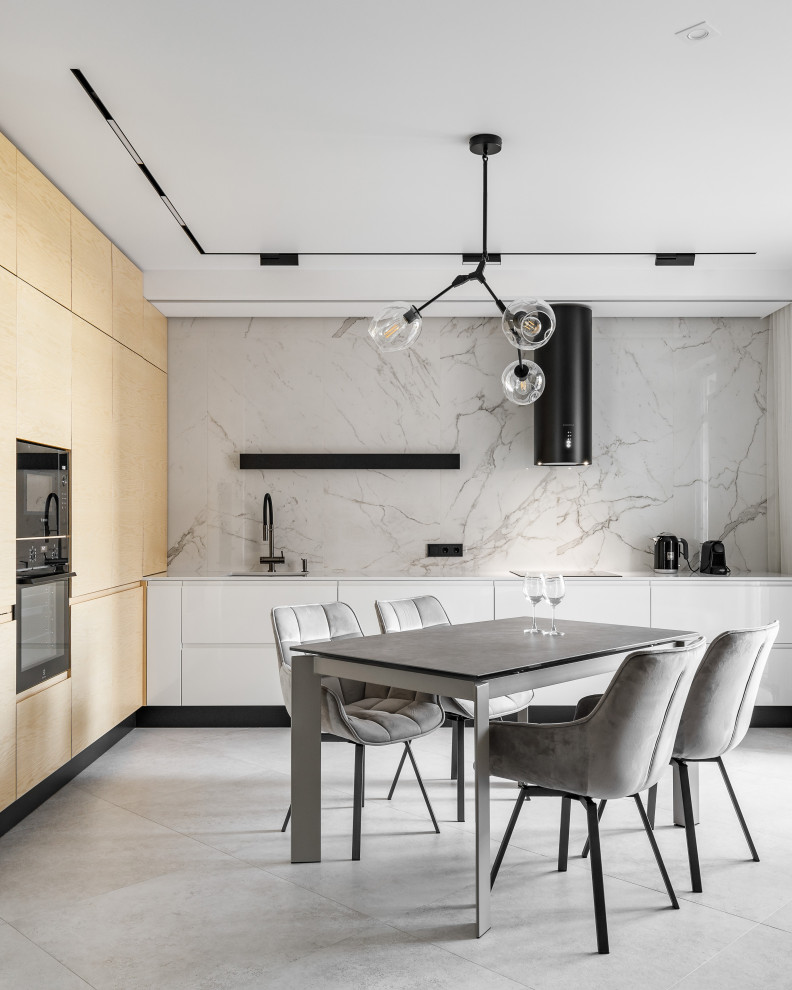 Обложка проекта: Кухня в стиле минимализм