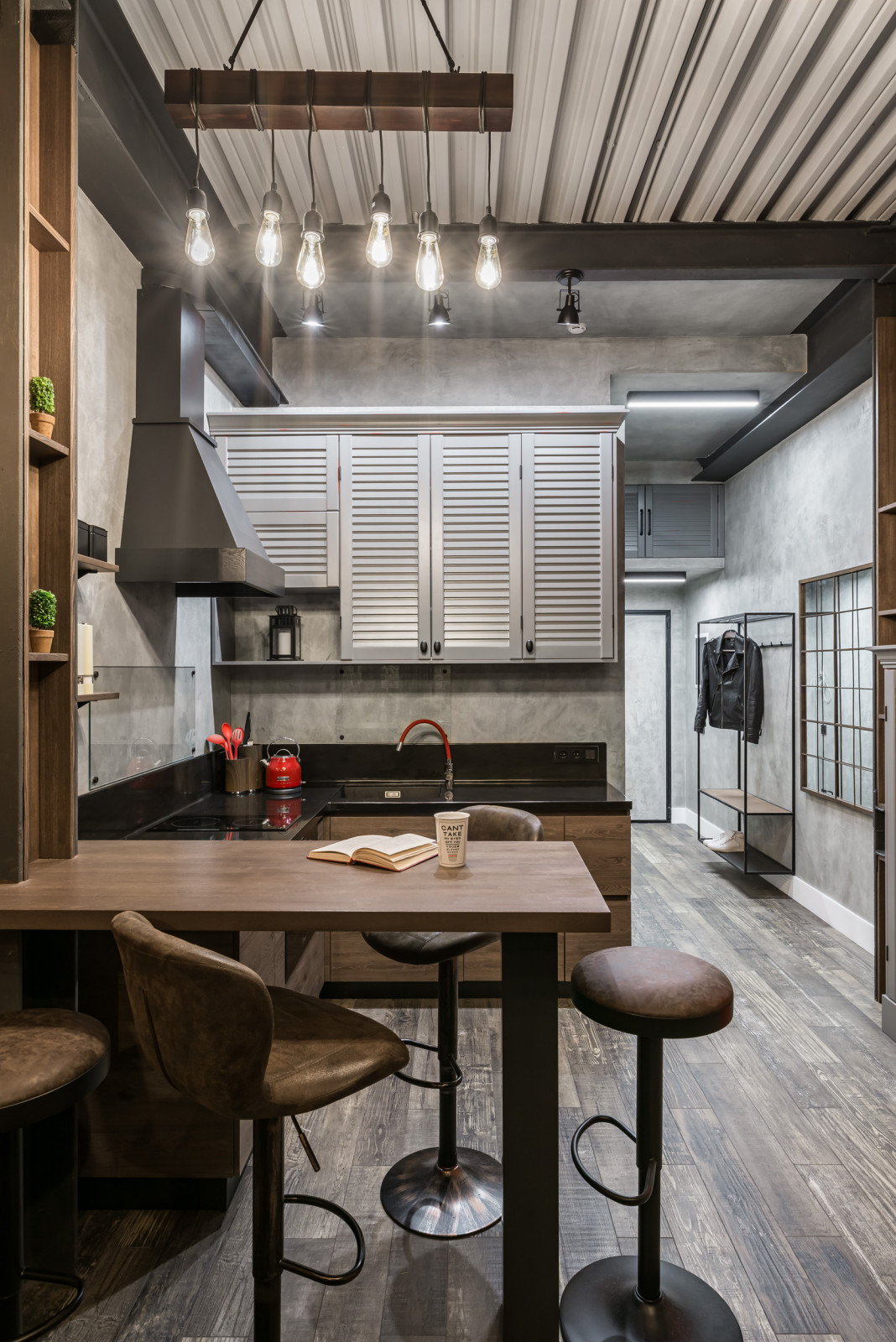 Съёмка интерьера студии в Москве по проекту Оксаны Паршуковой