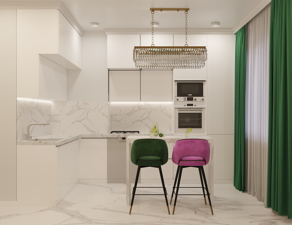 Обложка проекта: Кухня-гостиная