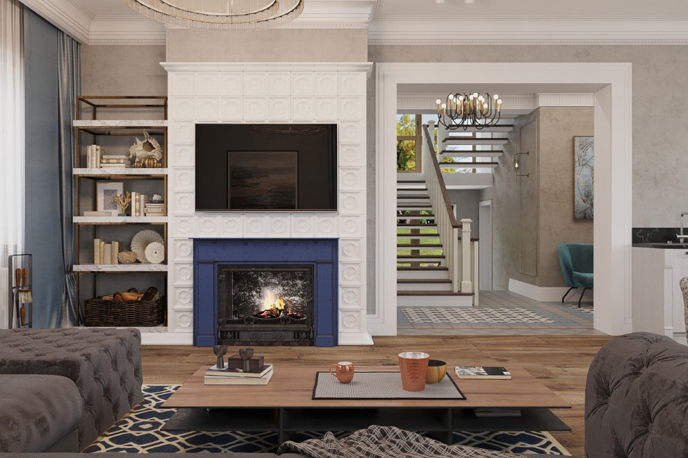 Камин с порталом