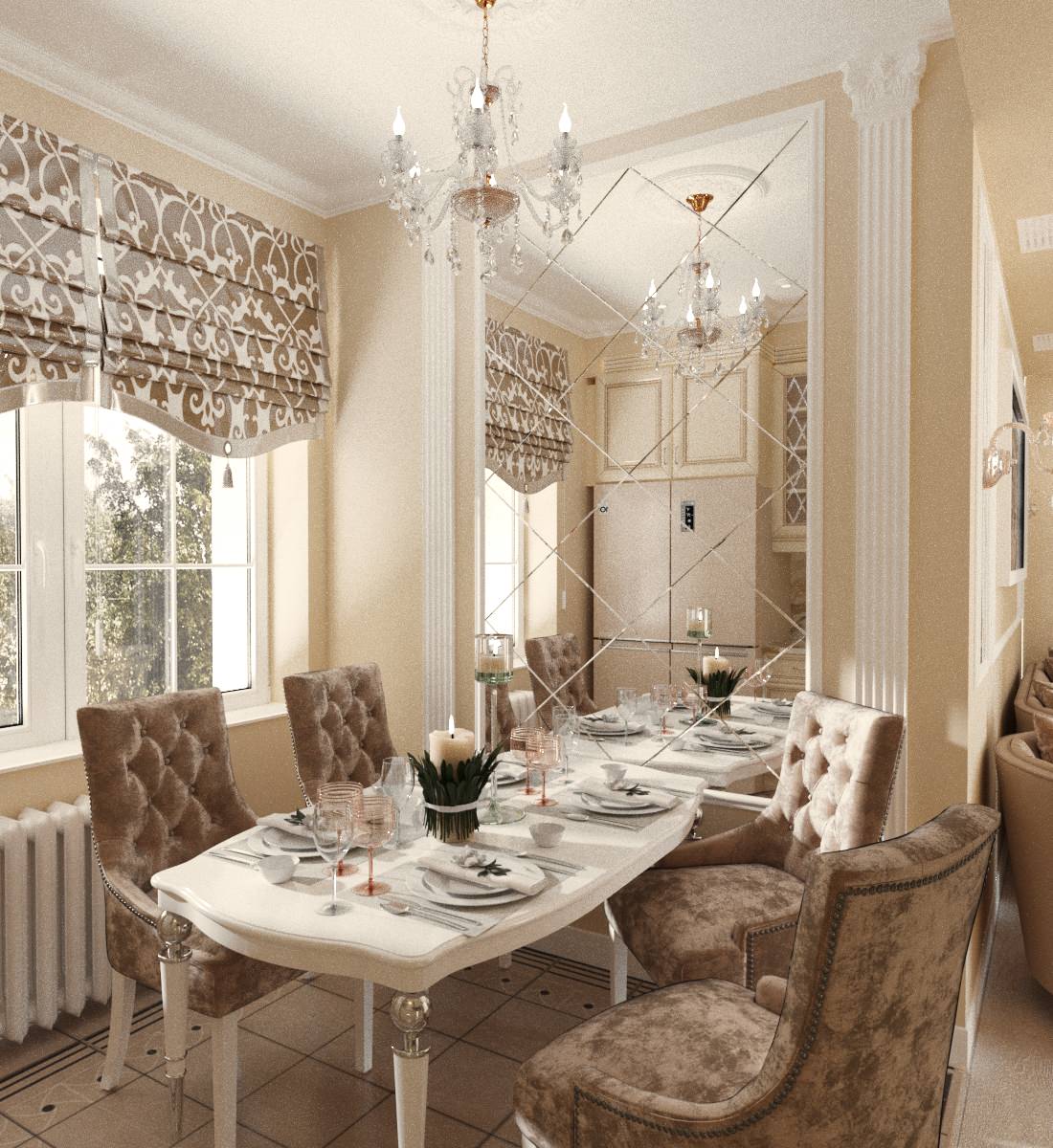 Квартира в классическом стиле