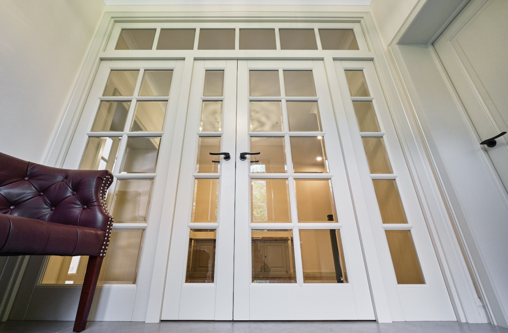 Кантри Ral 1013 в интерьере дома