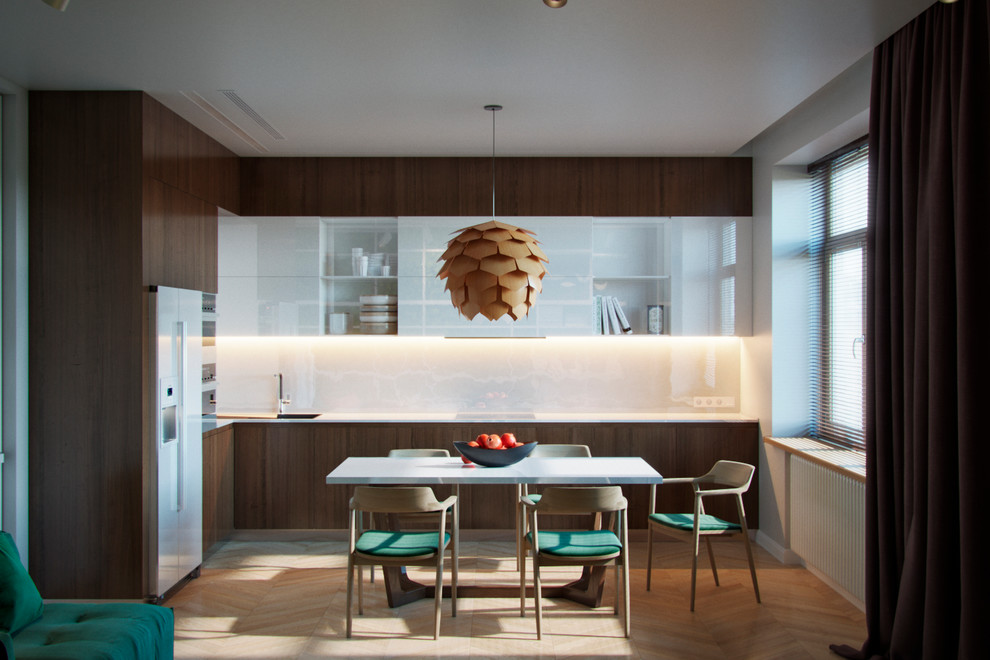 Проект интерьера мансарды «Green Green Mountain » Москва, Баррикадная