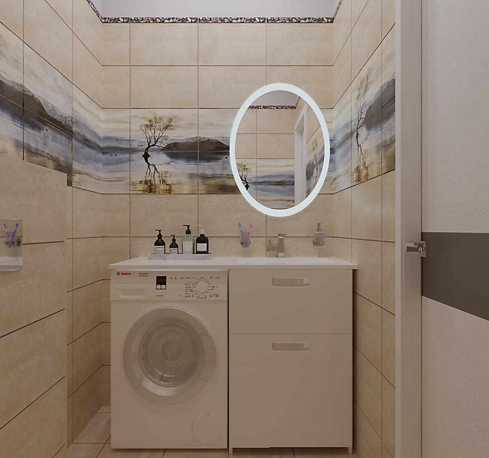 Дизайн интерьера гостевого санузла