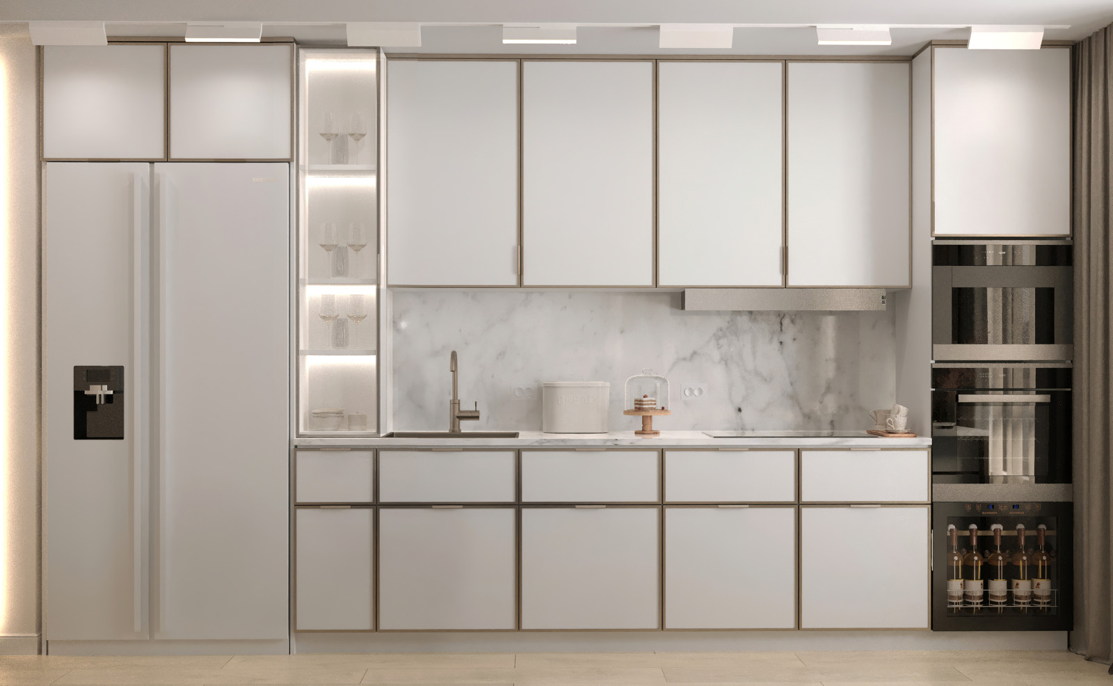 Обложка проекта: Трехкомнатная квартира в ЖК Discowery