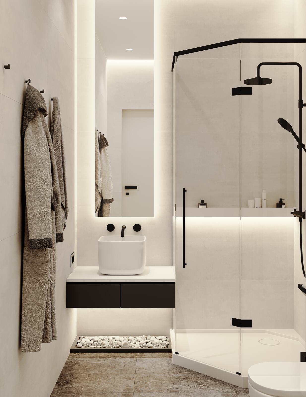 Обложка проекта: shower room