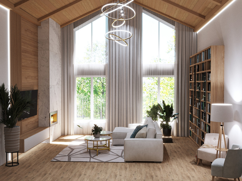 3д визуализация гостиной в Краснодарском крае