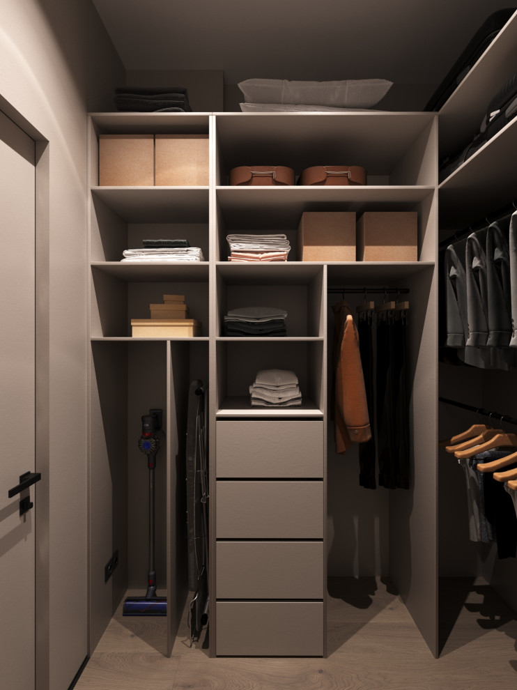 Дизайн интерьера квартиры 77 м2 с 2-мя санузлами и гардеробной