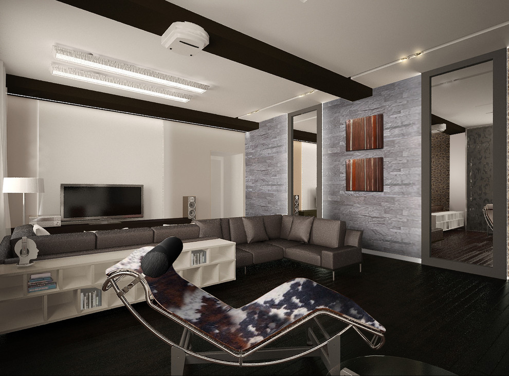 Обложка проекта: Минималистичная квартира на Космодамианской набережной