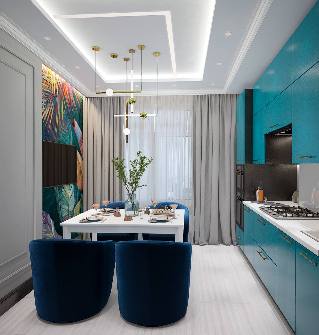 Обложка проекта: Кухня в ЖКДворянский