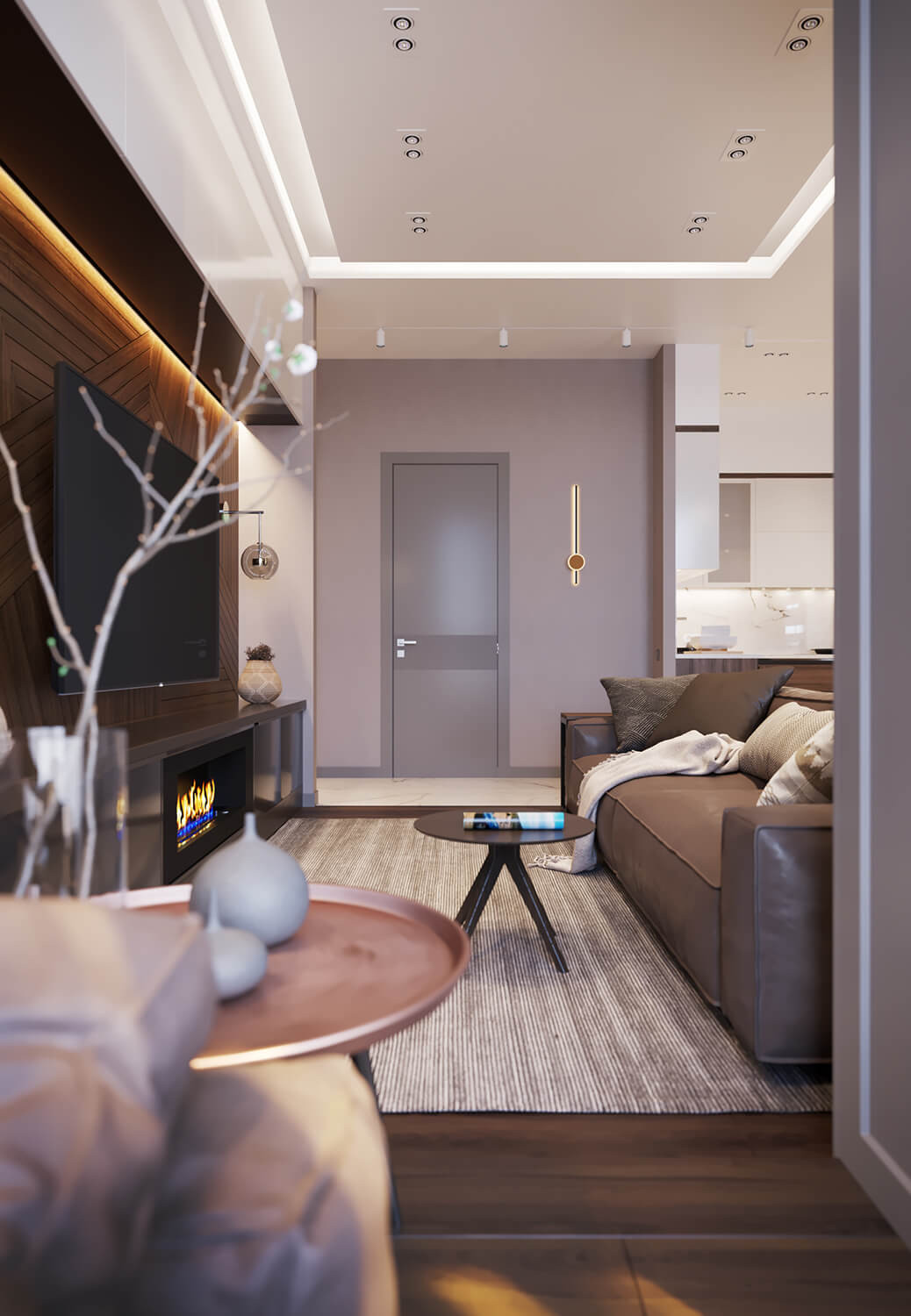 Дизайн интерьера квартиры. Walnut studio