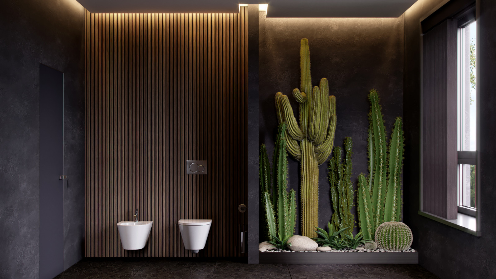 Интерьер дома возле леса