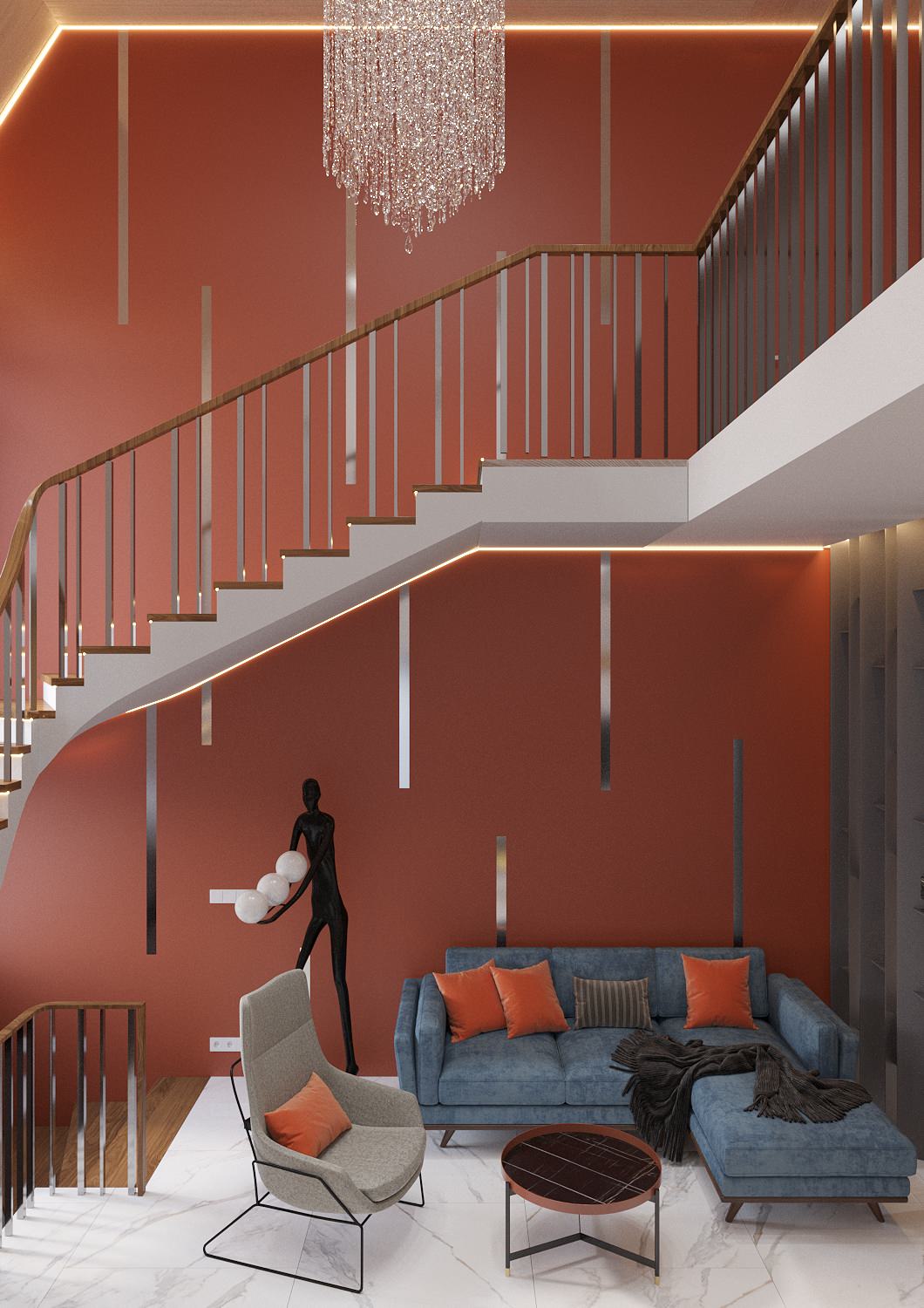 Обложка проекта: Дом 450 кв.м. в Сатино-Русское