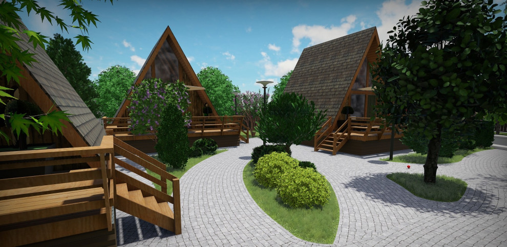 Проект гостиничного комплекса площадью 64 сотки