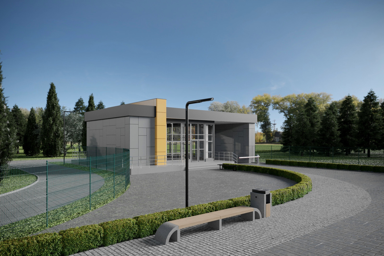 3d визуализация экстерьера зданий