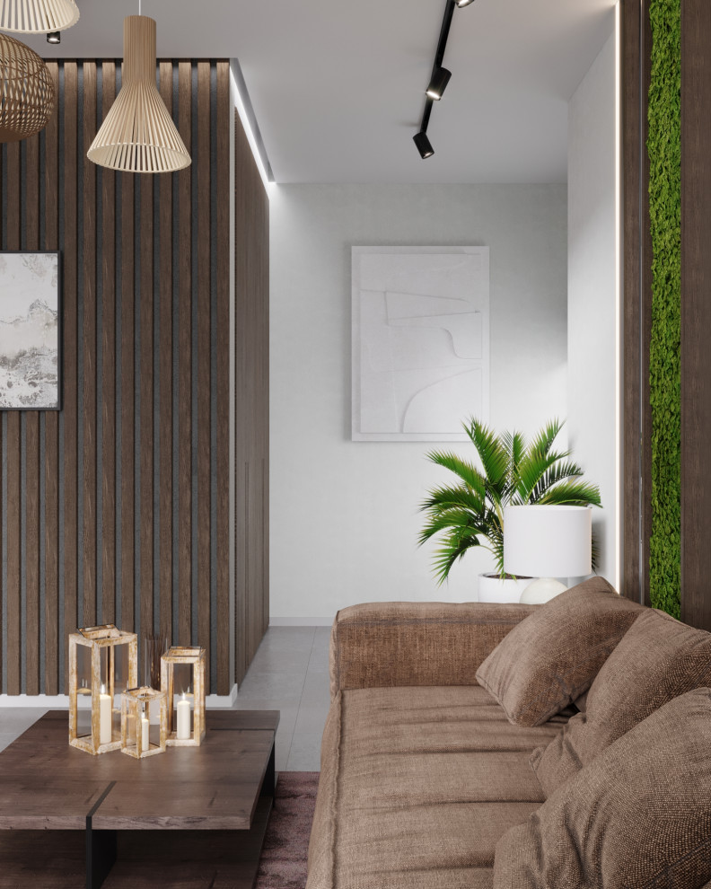 Кухня-гостиная в частном доме