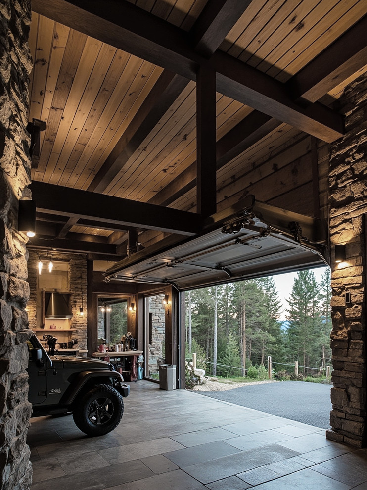 Интерьеры в деревянном доме