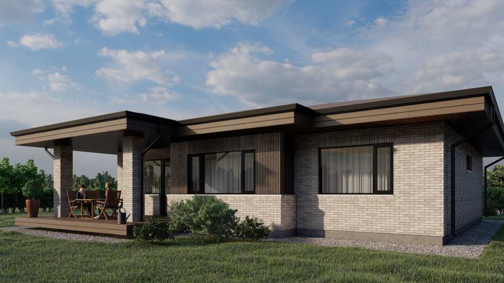 Одноэтажный дом в пос. Зимняя горка