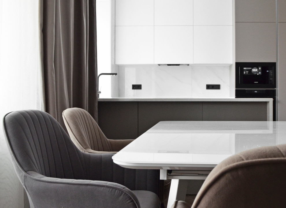 Обложка проекта: Реализованный проект ЖК Ю сити 105 м2