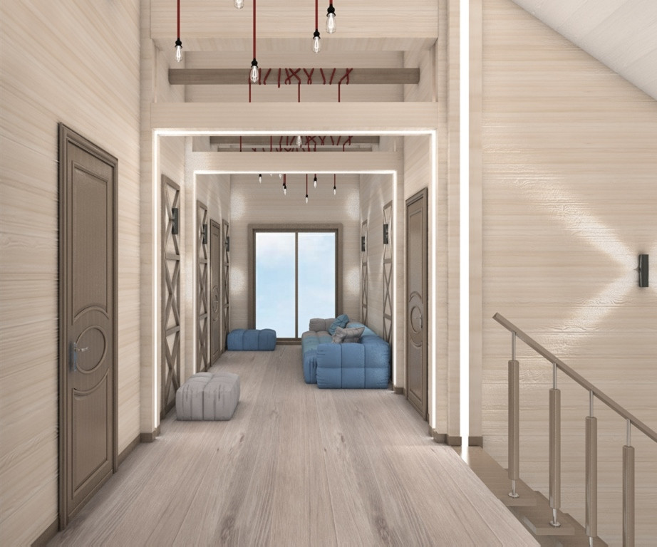 Загородный дом из бруса