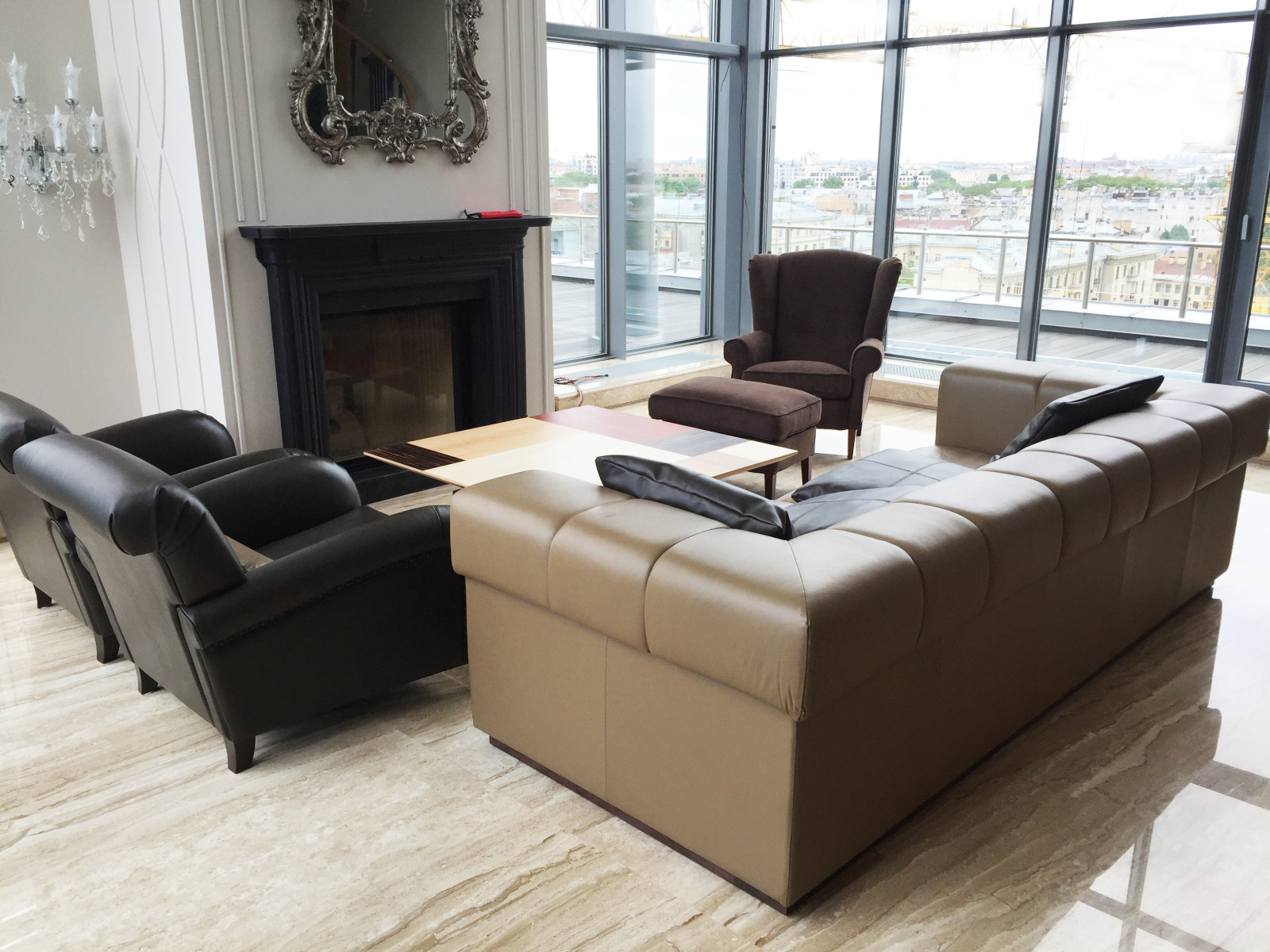 Пентхаус в стиле Неоклассика