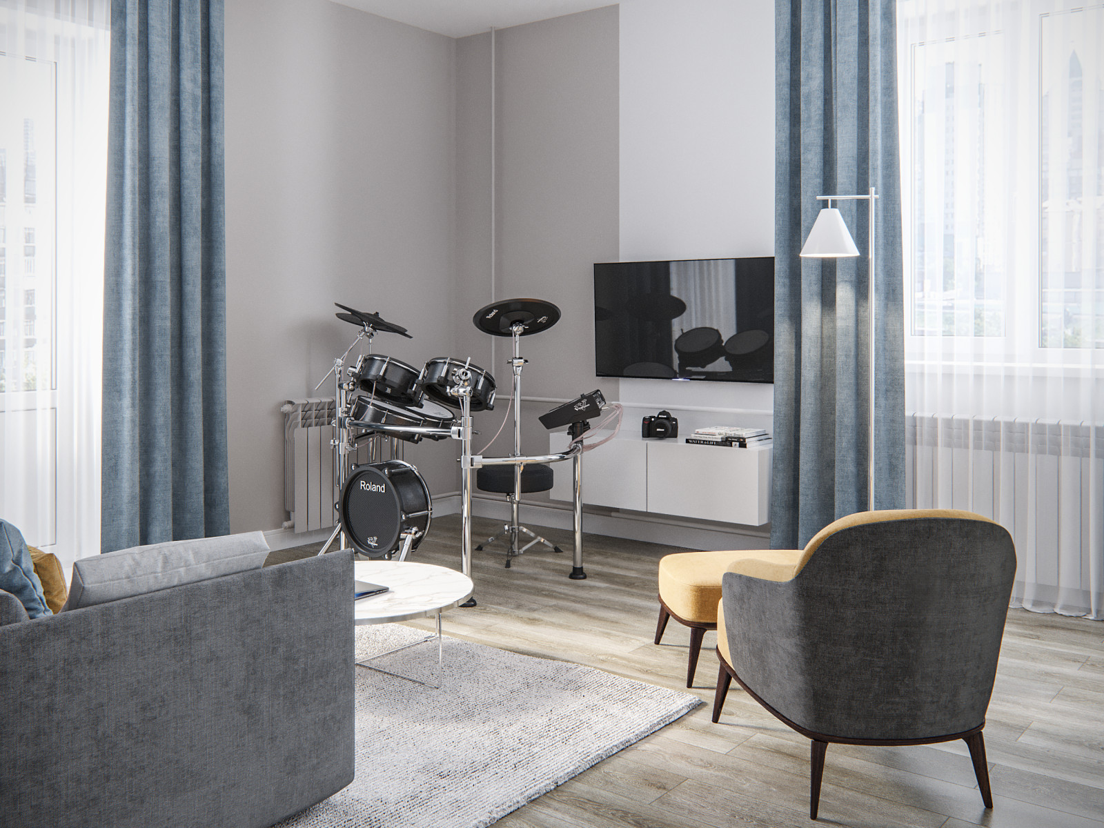 Квартира для молодой семьи творческой профессии