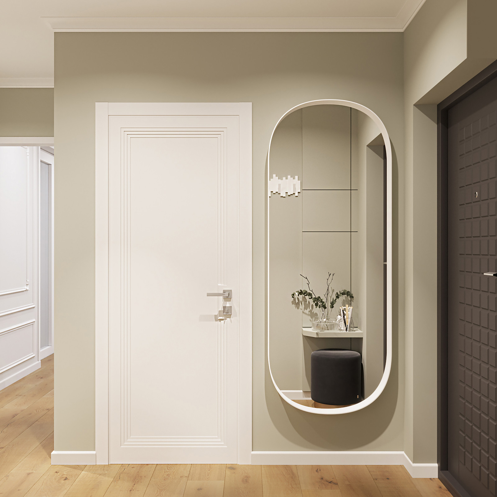 Дизайн-проект квартиры ЖК Поколения. S=78,3 м2