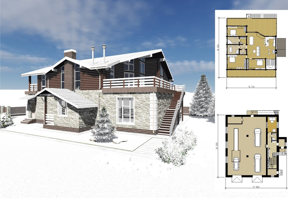 Обложка проекта: Шале для тусовщика