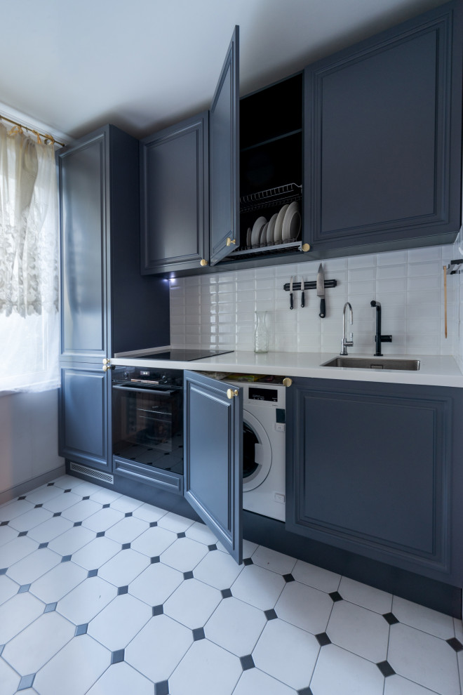 Синяя Кухня в современном стиле