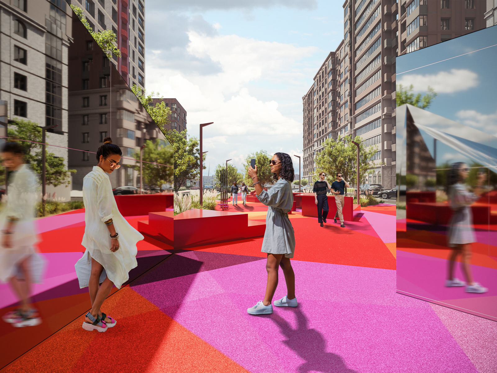 Архитектура фасадов и проект благоустройства