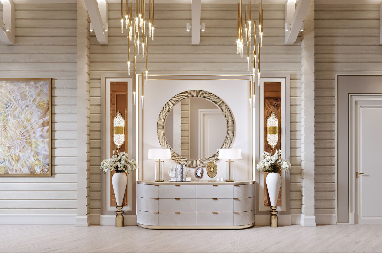 КП Руза Фэмили, коридор при спальнях