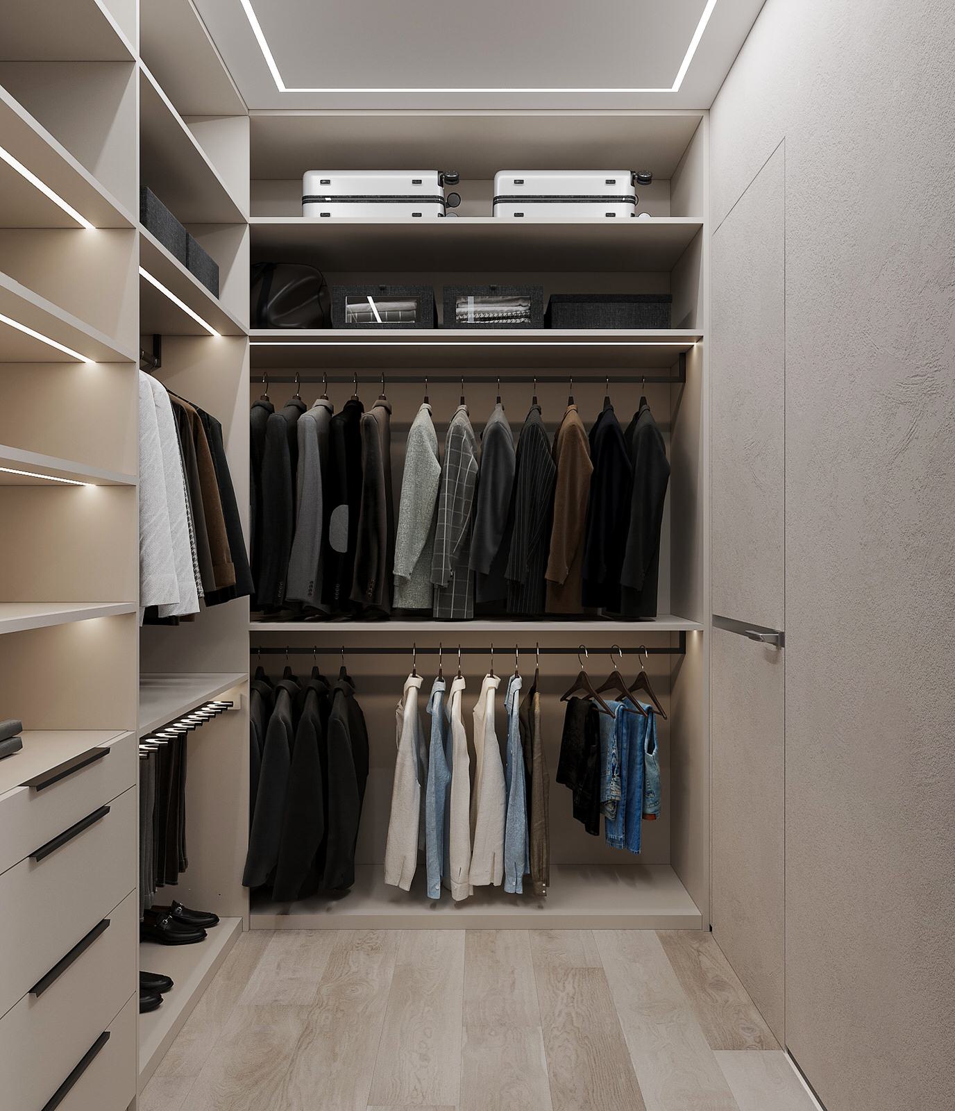 2023г. Интерьер квартиры 134 м2 в ЖК "Чикаго"