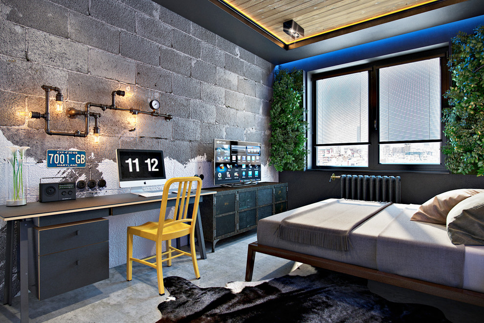 Men's bedroom loft